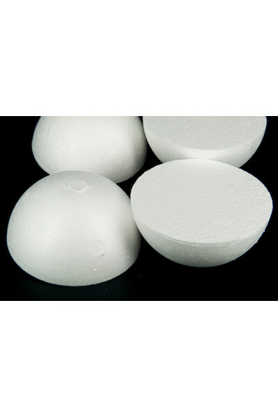 Decofoam Ball Half - 100mm (Pack of 4)
