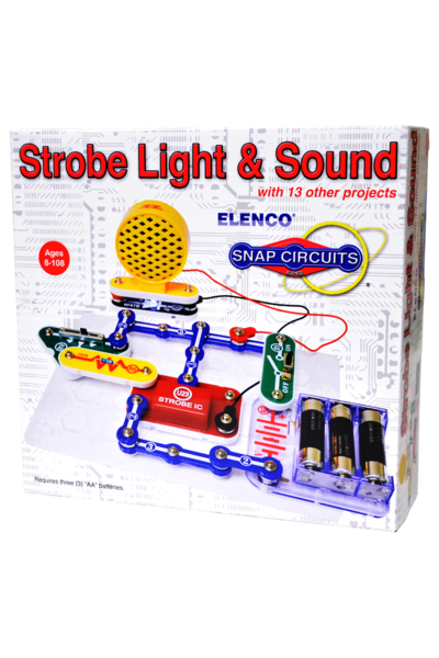 Snap Circuits Mini Kit Strobe Light & Sound
