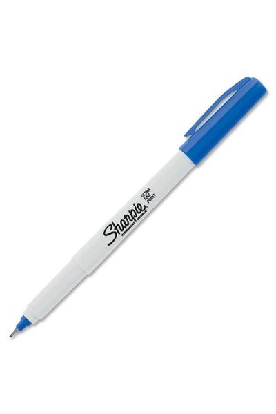 Sharpie Marker: Ultra Fine - Blue 0.3mm (Box of 12)