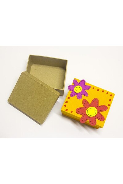 Little Paper Mache Mini Box - Rectangle (Pack of 6)