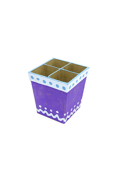 Little Paper Mache Box - Desk Caddy (Single)