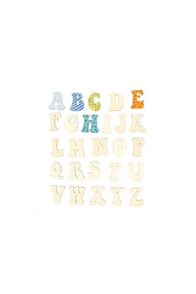 Little Wood Alphabet - Uppercase (Pack of 26)