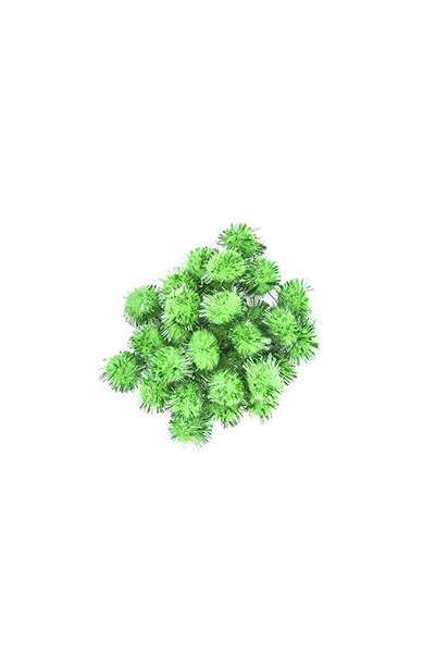 Little Pom Poms - Glitter: Green (Pack of 50)