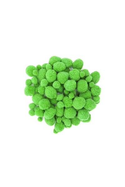 Little Pom Poms Assorted - Green (Pack of 100)
