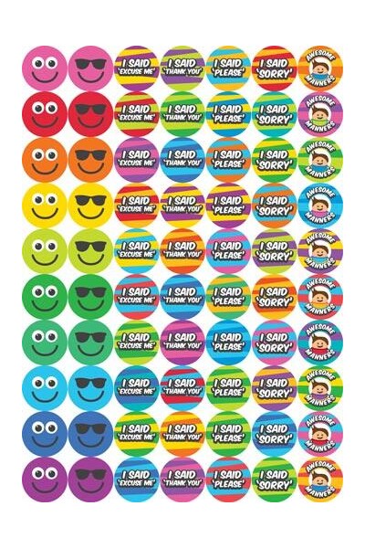 Little Stickers - Manners (Pack of 70)