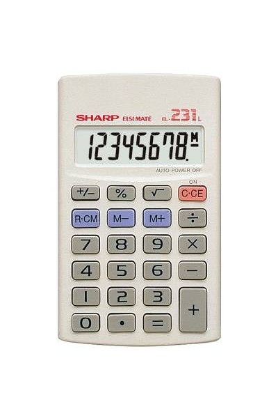 Sharp Calculator - El231LB 8 Digit