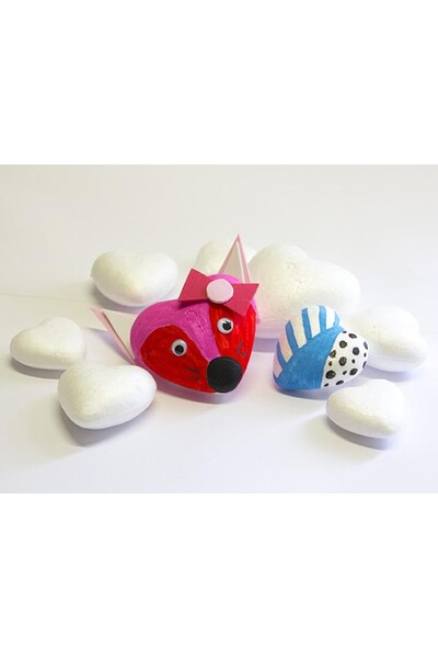 Decofoam Heart Value Pack - Assorted (Pack of 16)