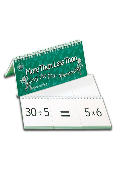 More Than, Less Than Flip Book (4 Operations)