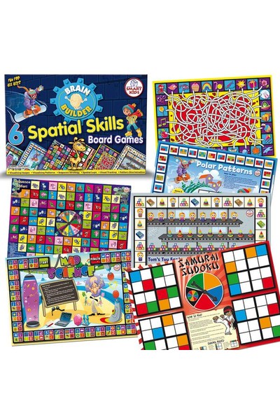 6 Spatial Skills Board Games