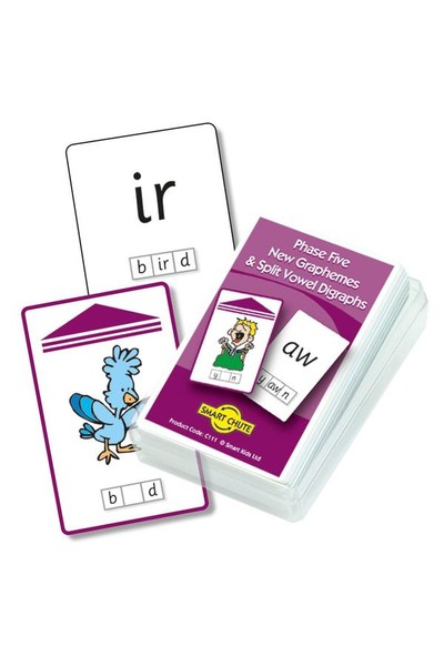 Letters & Sounds Chute Cards - Phase 5: New Graphemes