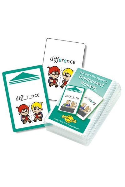 Unstressed Vowels - Chute Cards