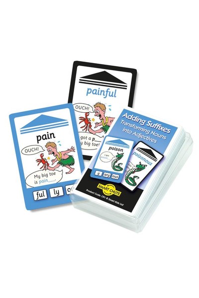 Adding Suffixes (Transforming Nouns to Adjectives) – Chute Cards