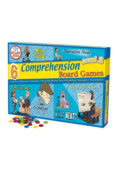 Reading Comprehension Board Games (Level 2) – 6 Games
