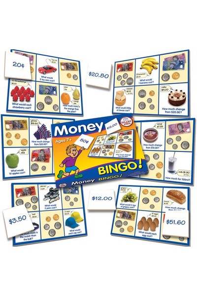 Australian Money Bingo