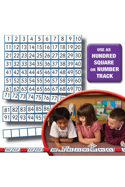 Large 1-100 Number Track