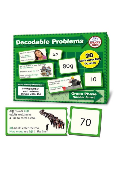Decodable Word Problems to 100 (Number Smart)