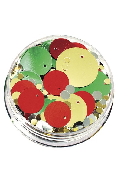 Sequins in a Jar - Bulk Christmas (100g)