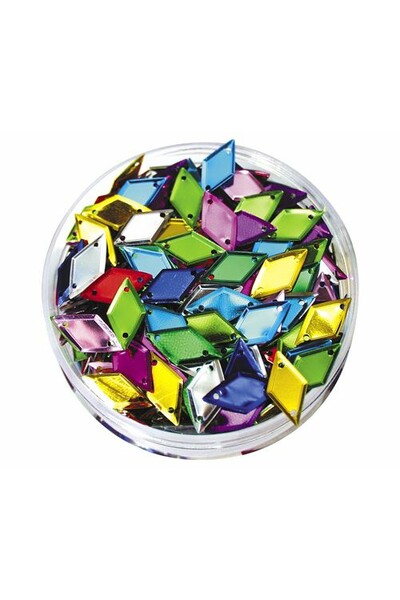 Sequins in a Jar - Coloured Diamonds (50g)