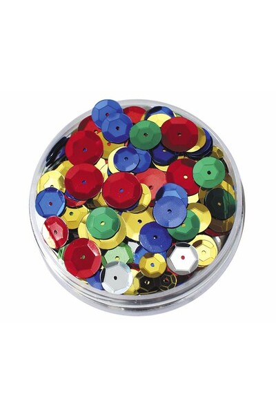 Sequins in a Jar - Embossed Round (50g)