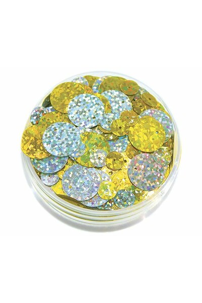 Sequins in a Jar - Hologram Round (50g)