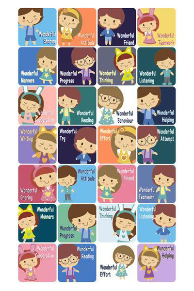 Wonderful Day Reward Stickers