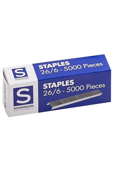 Sovereign Staples - 26/6 BX5000