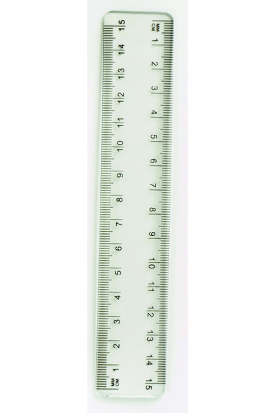 Sovereign Ruler - 15cm: Clear Plastic (Box of 25)
