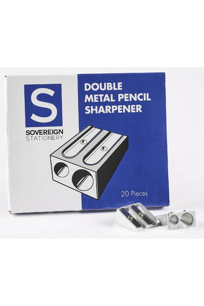 Sovereign Sharpener - Metal Double (Box of 20)