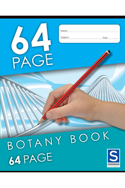 Sovereign Botany Book (225x175mm) - 8mm: 64 Pages (Pack of 20)