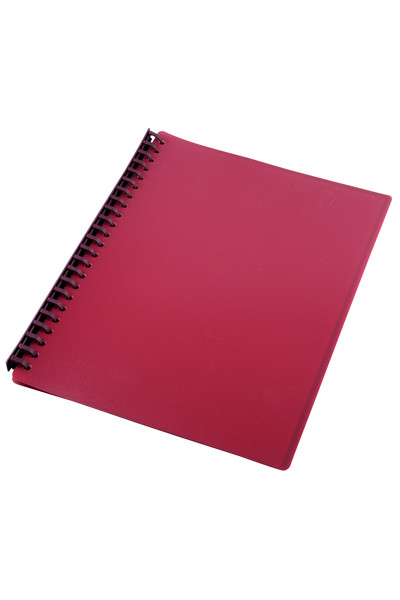Sovereign Display Book (A4) - Refillable Burgundy: 20 Pocket (Box of 10)