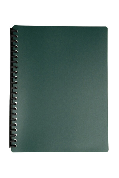 GNS Display Book - A4 Refillable Green: 20 Page (Single)