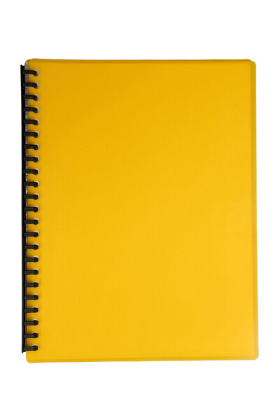 GNS Display Book - A4 Refillable Yellow: 20 Page (Single)