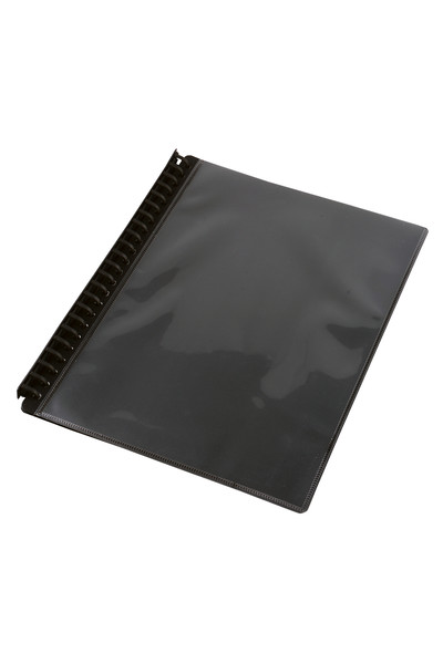 Sovereign Display Book (A4) - Refillable Insert (Clear Front) Black: 20 Pocket (Box of 10)
