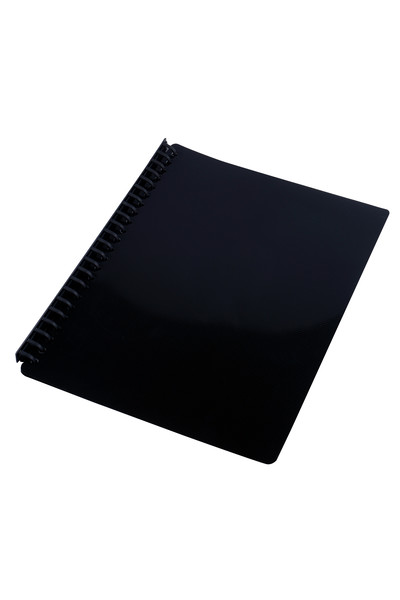 Sovereign Display Book (A4) - Refillable Gloss Black: 20 Pocket (Box of 10)