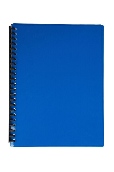 GNS Display Book - A4 Refillable Gloss Blue: 20 Page (Single)