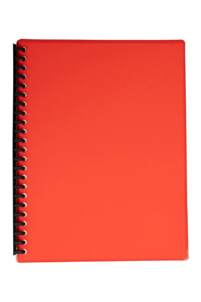GNS Display Book - A4 Refillable Gloss Red: 20 Page (Single)