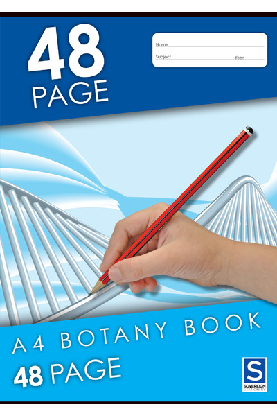 Sovereign Botany Book (A4) - 8mm: 48 Pages (Pack of 20)