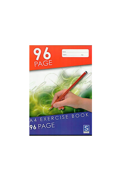 Sovereign Exercise Book (A4) - 8mm Ruled: 96 Pages (Pack of 10)