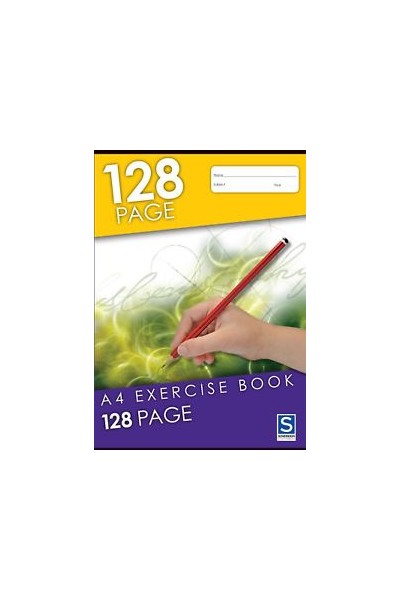 Sovereign Exercise Book (A4) - 8mm Ruled: 128 Pages (Pack of 10)