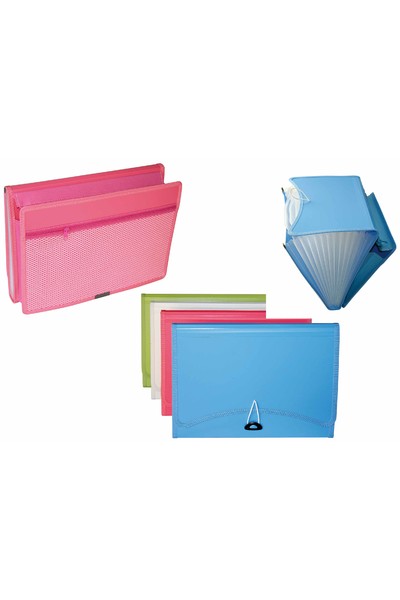 Sovereign Expanding File (13P + 1) - Expanding Side Pocket: Assorted