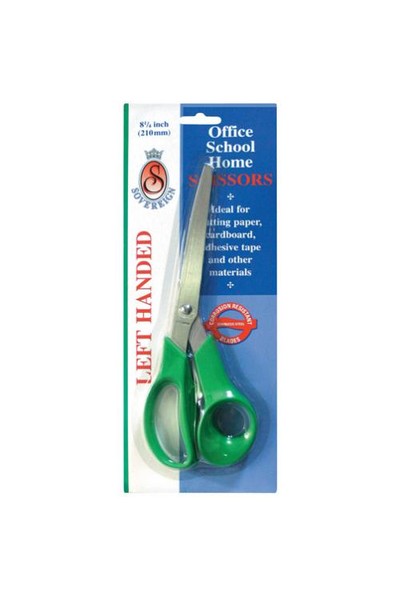 Sovereign Left-Hand Scissors - 21cm: Green