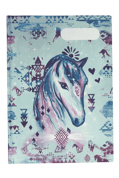 A4 Book Cover - Aztec Horse 1