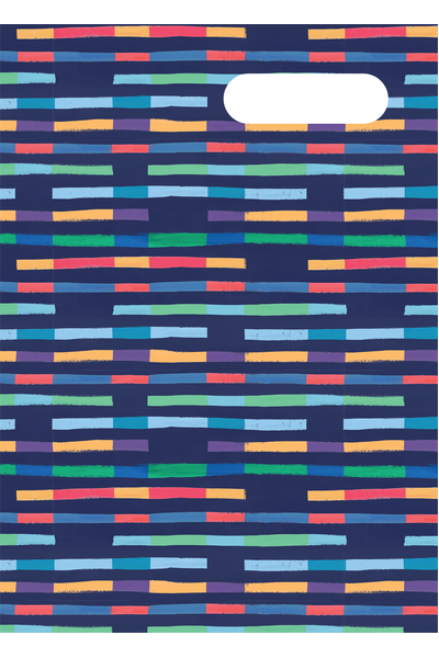 A4 Book Cover - Bright Stripes 2