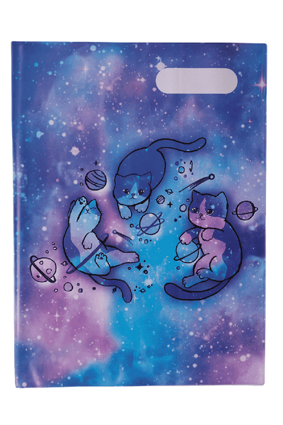 A4 Book Cover - Cat-a-cosmic 1