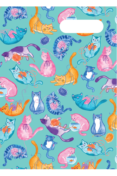 A4 Book Cover - Crazy Cats