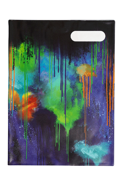 A4 Book Cover - Colour Drip 1