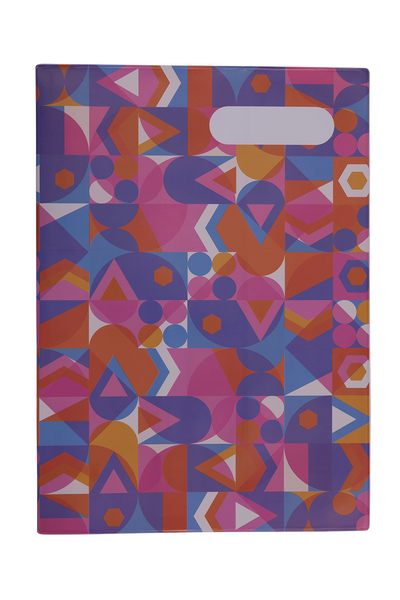 A4 Book Cover - Geo Pop 1