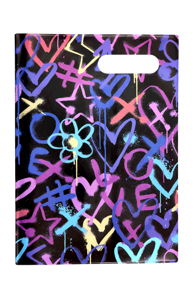 A4 Book Cover - Hearts & Crosses