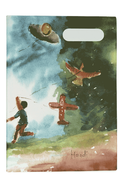 A4 Book Cover - Kites in the Meadow