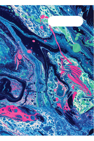 A4 Book Cover - Liquid Marble